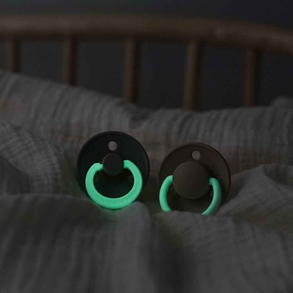 Bibs Pacifier 2 Pack - Cloud NIGHT GLOW