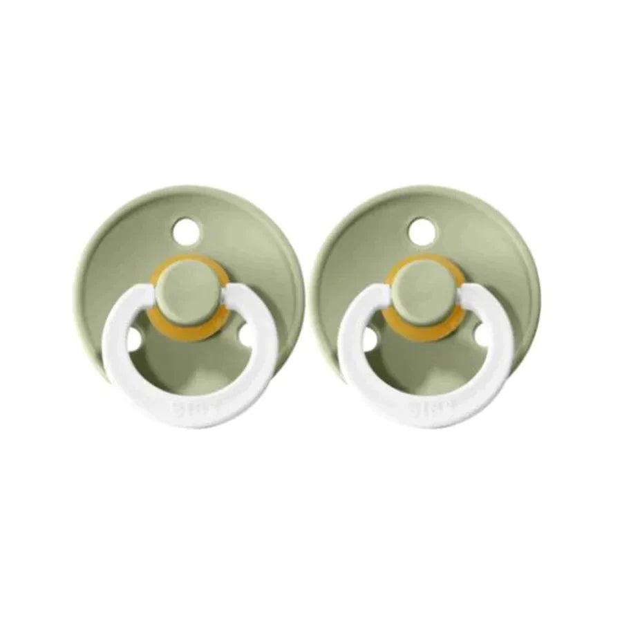 Bibs Pacifier 2 Pack - Sage NIGHT GLOW