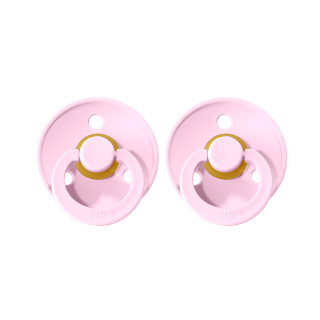 Bibs Pacifier 2 Pack - Baby Pink
