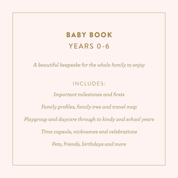 Fox and Fallow Mini Baby Book Boxed - Lilac