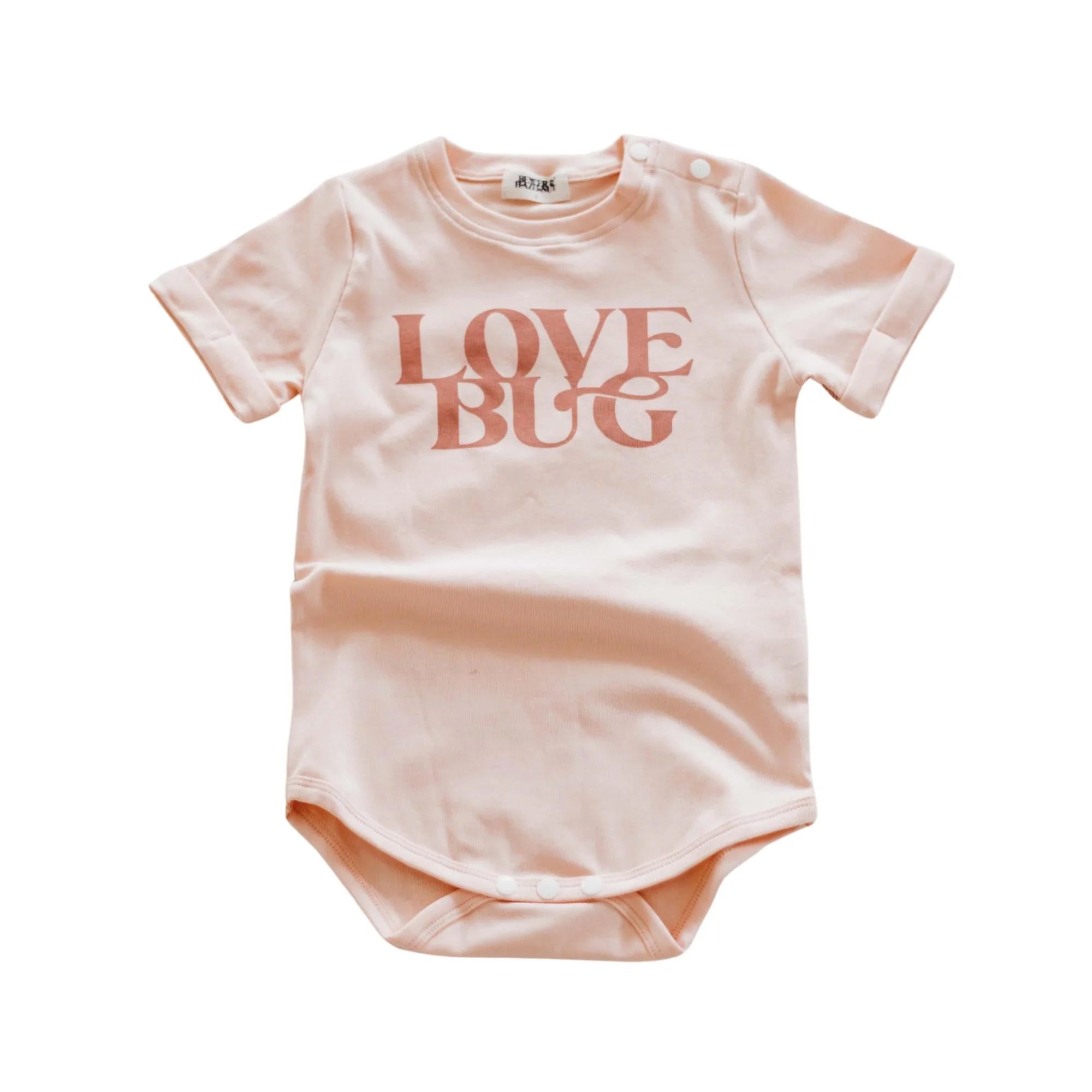 Bencer & Hazelnut Peach Love Bug Bodysuit
