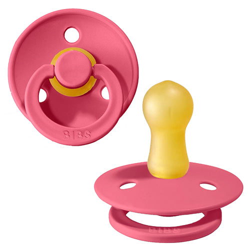 Bibs Pacifier 2 Pack - Coral
