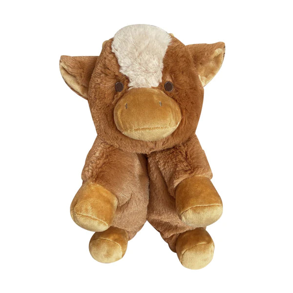 O.B Designs Billy Cow Soft Toy - Brown/White