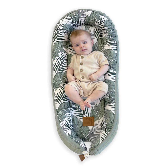 Tropisk/Sage - Organic Baby Nest