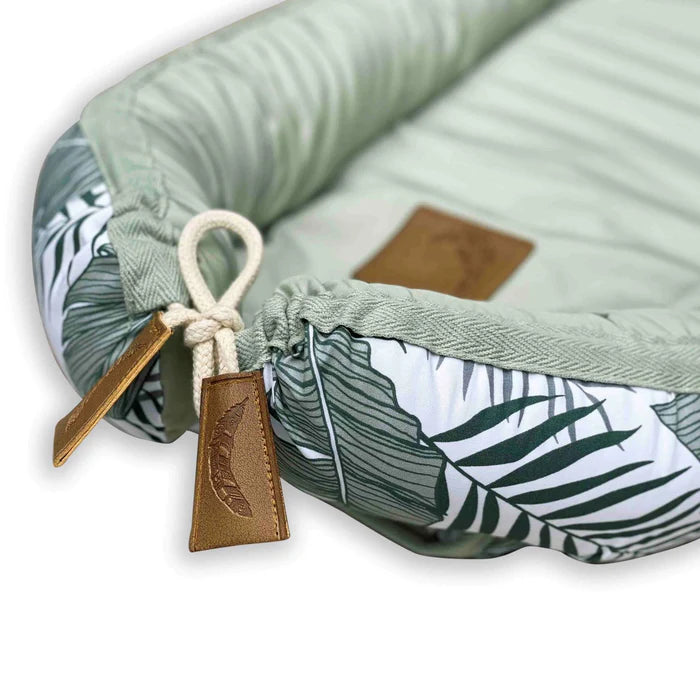 Tropisk/Sage - Organic Baby Nest