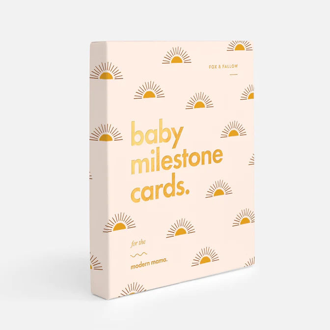 Fox and Fallow Baby Milestone Cards - Boho