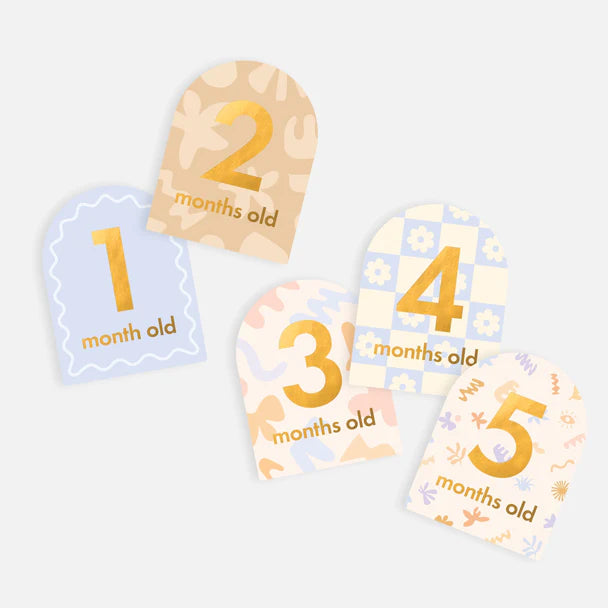Fox and Fallow Baby Milestone Cards - Helios