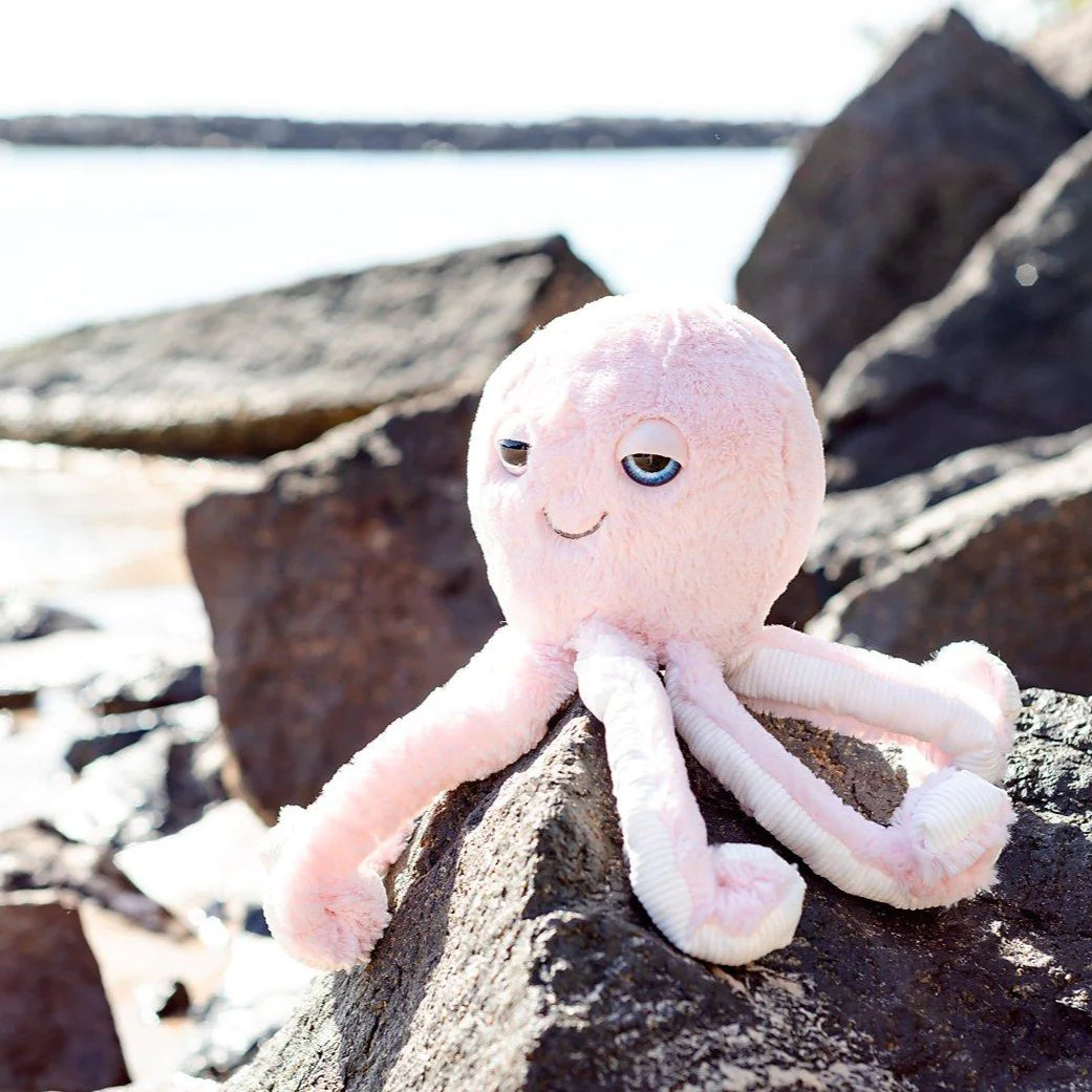 O.B Designs Cove Octopus - Soft Toy Pink