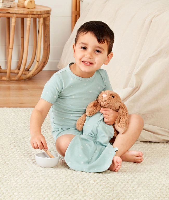 Ergo Pouch Sage Pyjamas Short Sleeve