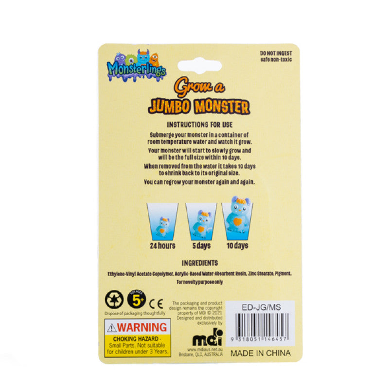 Jumbo Grow Monsterling