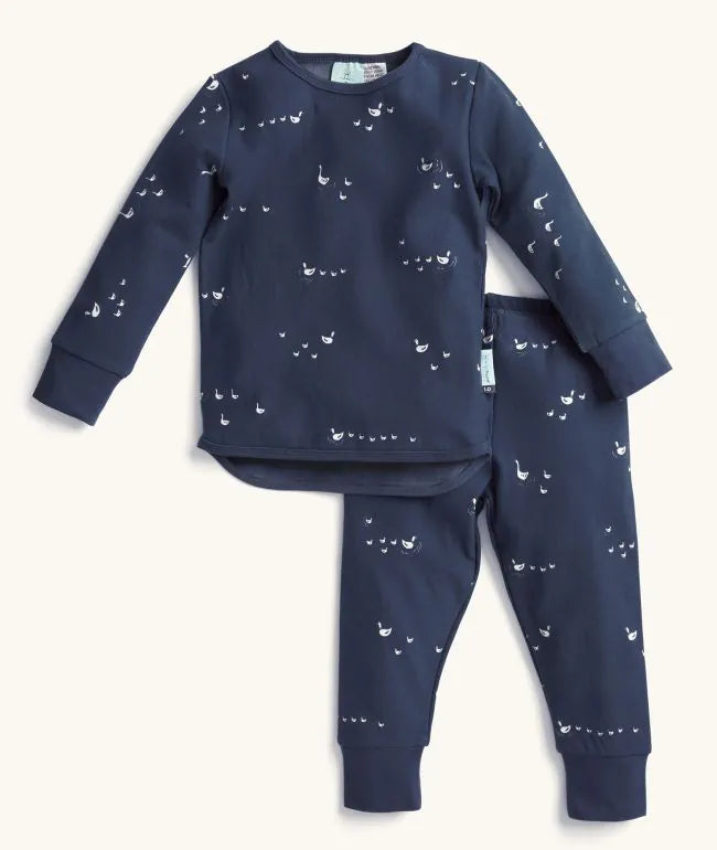 Ergo Pouch Long Sleeve Pyjamas 1.0 TOG - Lucky Ducks