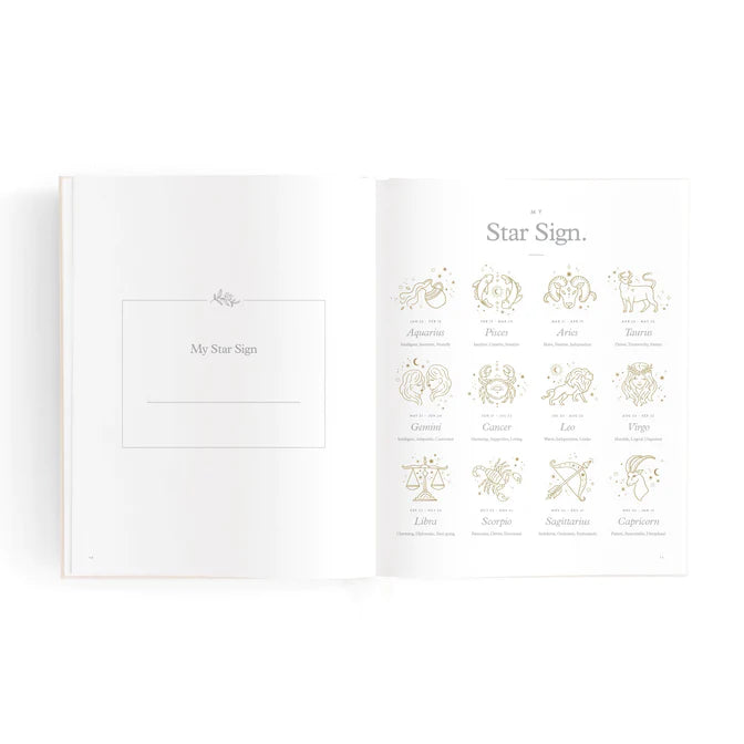 Fox and Fallow Mini Baby Book Boxed - Oatmeal