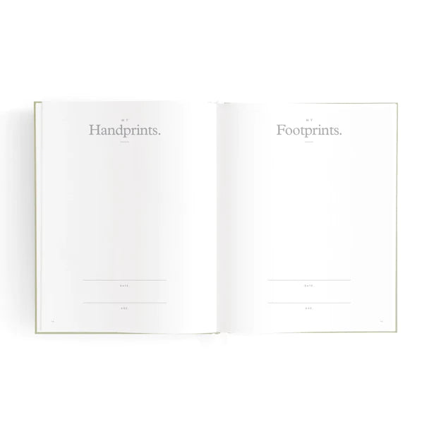 Fox and Fallow Mini Baby Book  - Sage