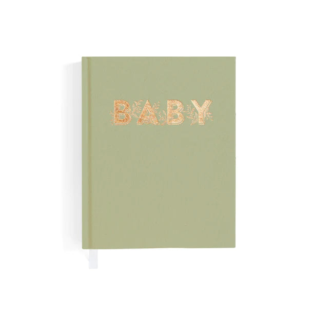 Fox and Fallow Mini Baby Book - Sage