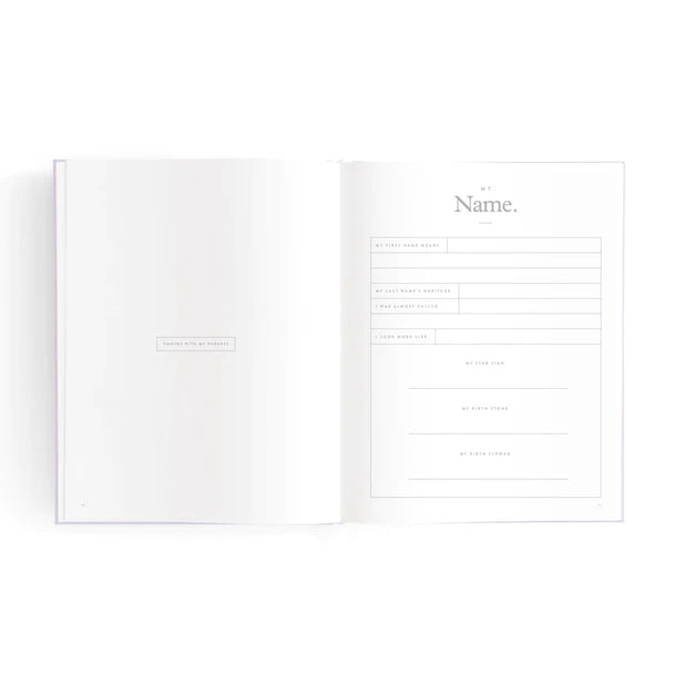 Fox and Fallow Mini Baby Book  - Lilac