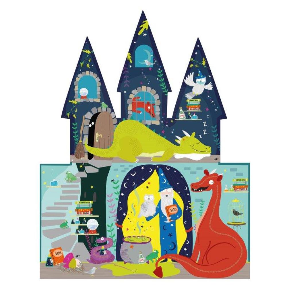 Floss & Rock 40 Pc Shaped Jigsaw Puzzle Spellbound