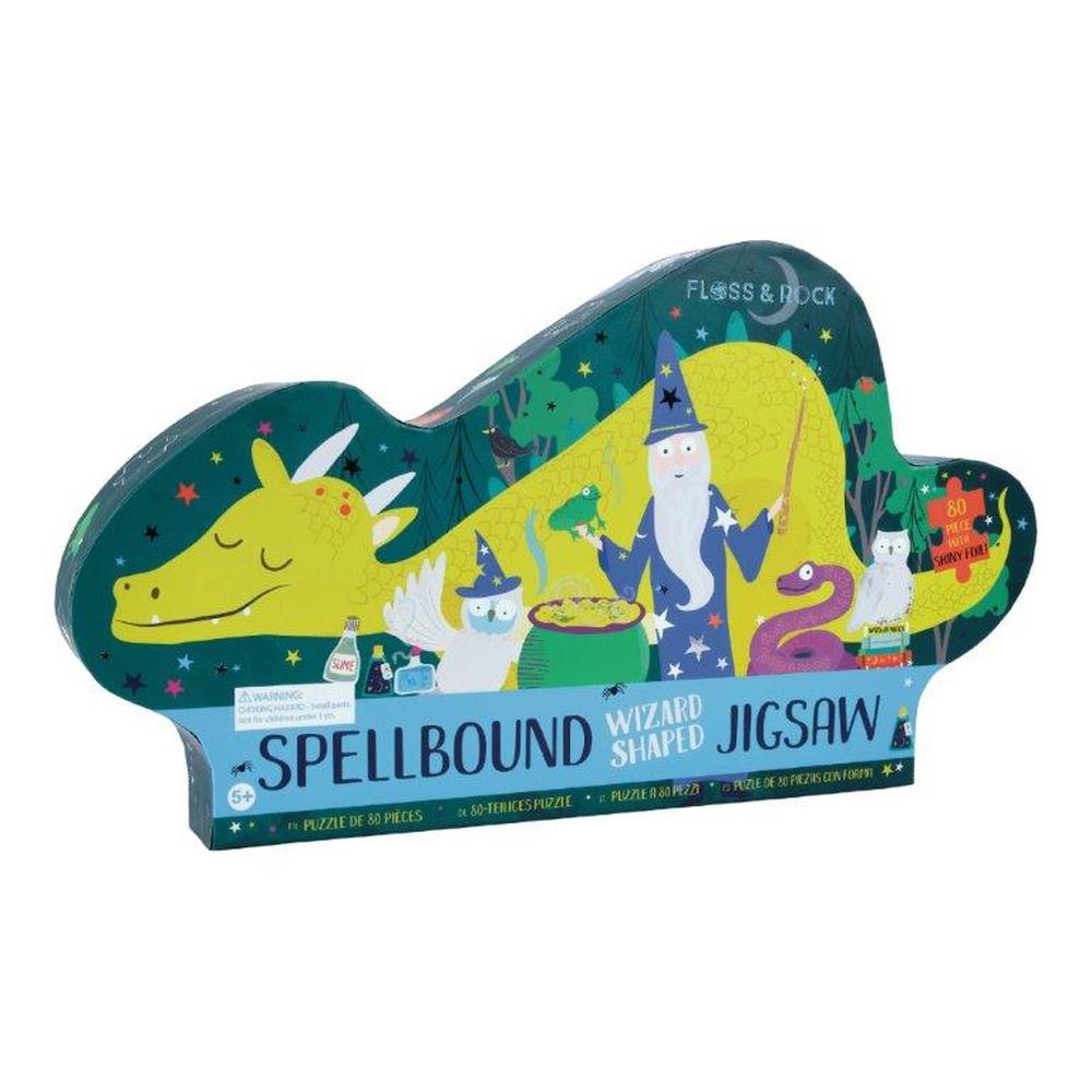 Floss & Rock 80 Pc Shaped Jigsaw Puzzle Spellbound