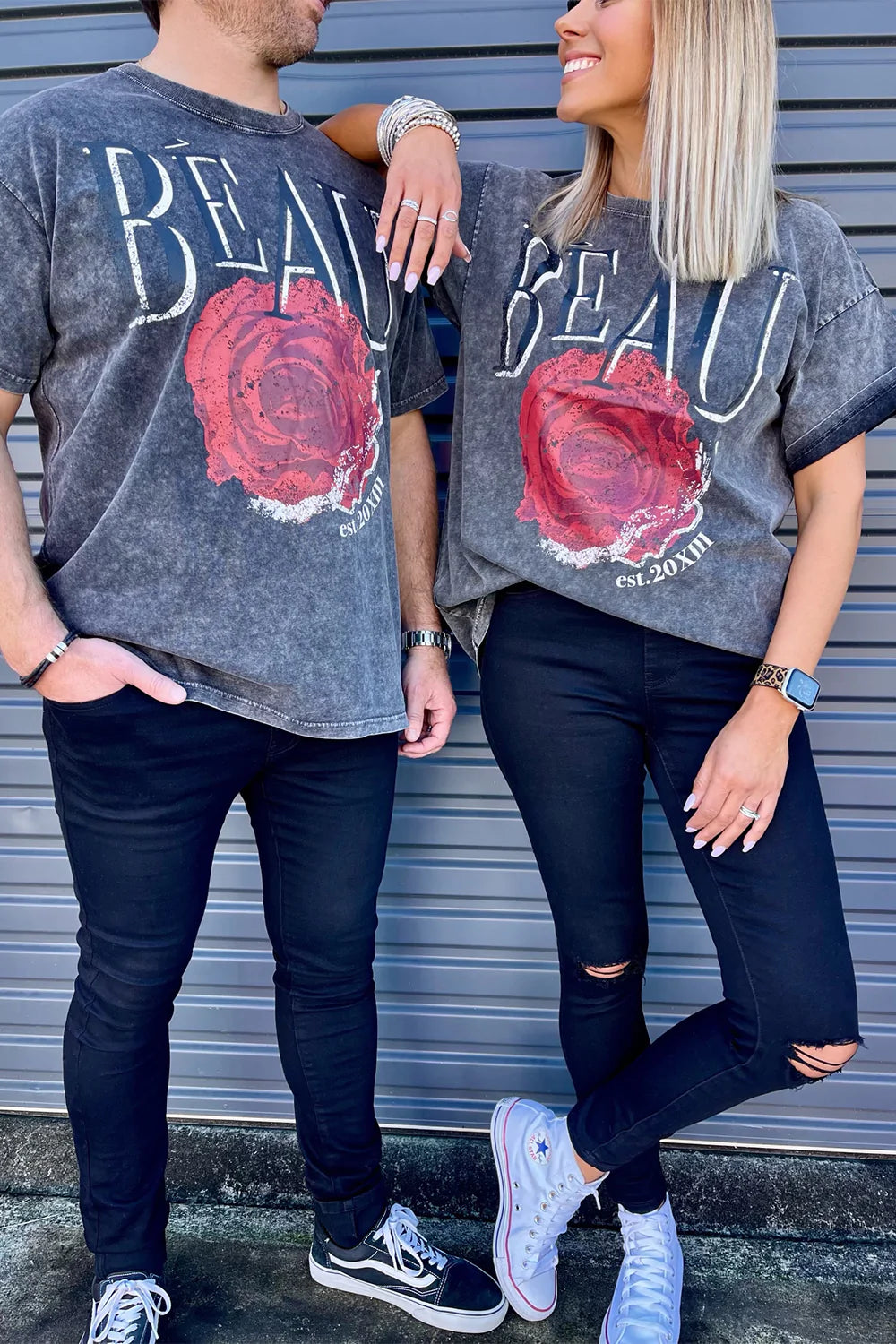 Beau Hudson Beau N Roses Tee - Adults