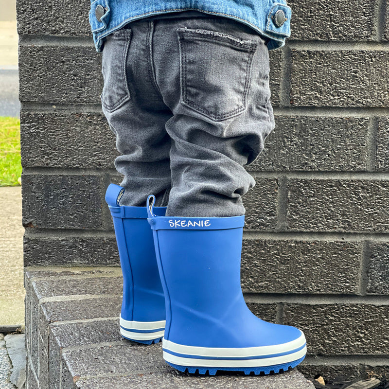 Skeanie Shoes Kids Gumboots Classic Blue