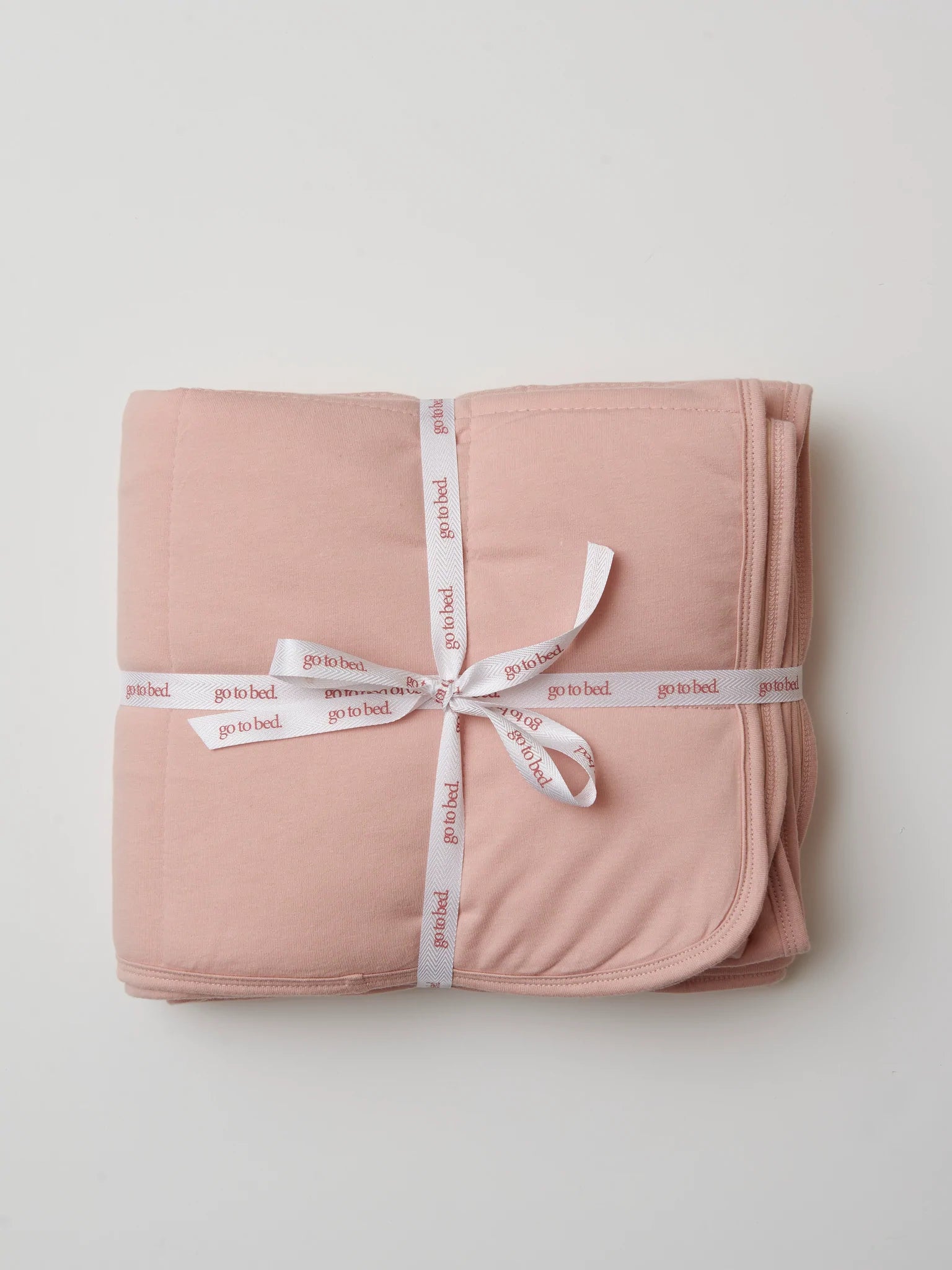 Go To Bed Cot Quilt - Rose And Sand