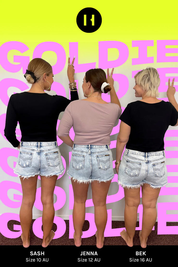 Beau Hudson Goldie Distressed Denim Shorts - Womens
