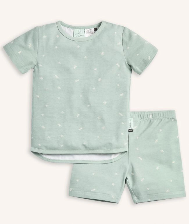 Ergo Pouch Sage Pyjamas Short Sleeve
