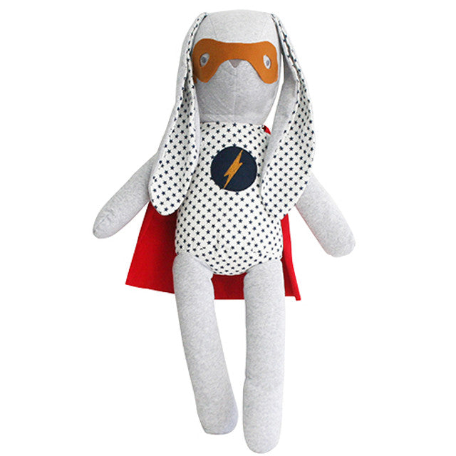 Alimrose Navy Star Hero Cuddle Bunny