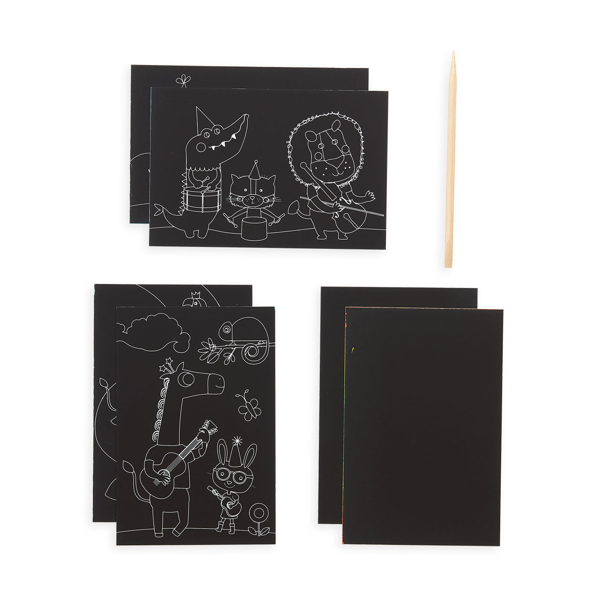 Ooly Scratch & Scribble Mini - Safari