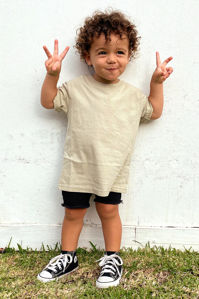 Beau Hudson Oatmeal Signature Tee - Baby