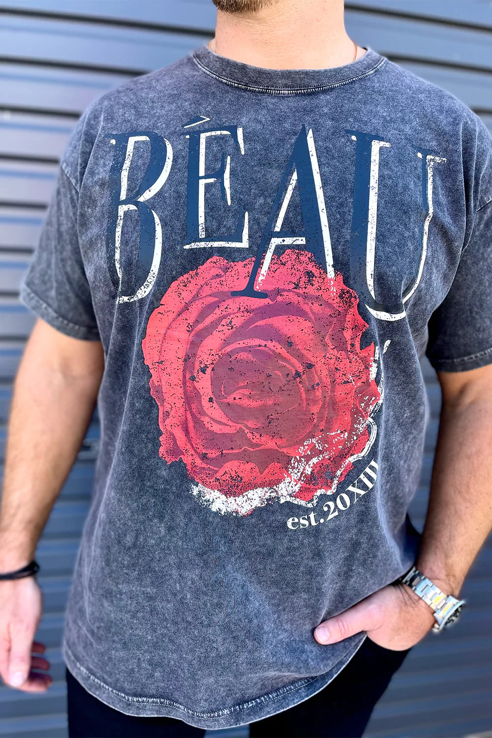 Beau Hudson Beau N Roses Tee - Adults