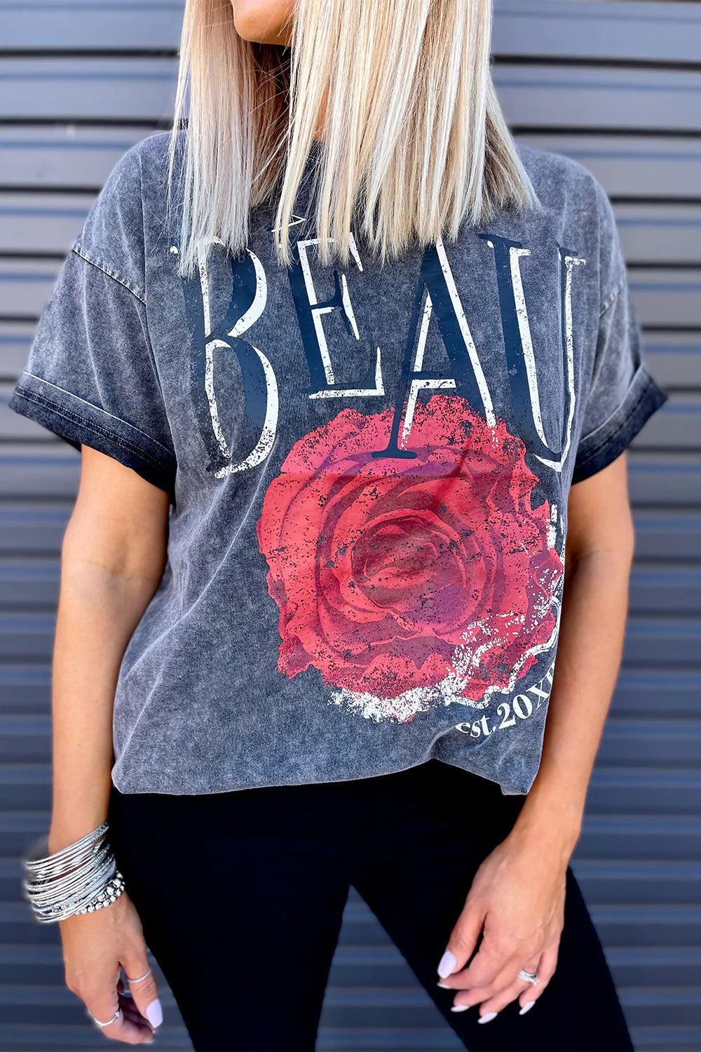 Beau Hudson Beau N Roses Tee - Adults