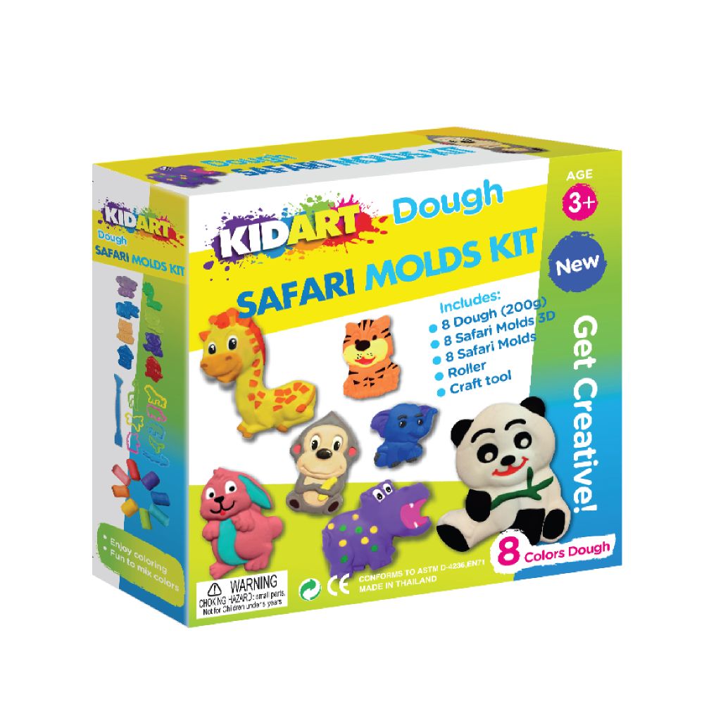 KidArt - Dough - Safari Mould Kit