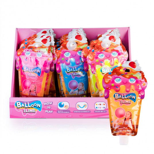 Balloon Slime With Straw