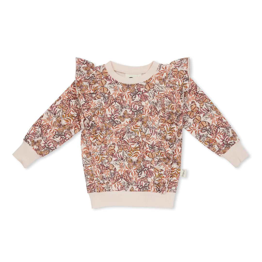 Kapow Kids Flutterfly Ruffle Sweater