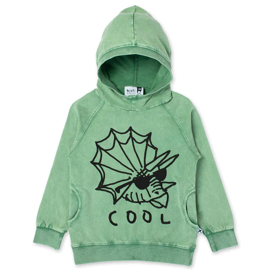 Minti Cool Dino Hood - Turf Wash
