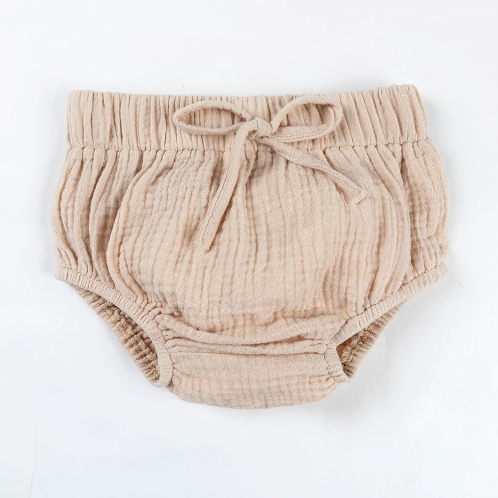 Ponchick Muslin Cotton Bloomers - Sugar Cookie