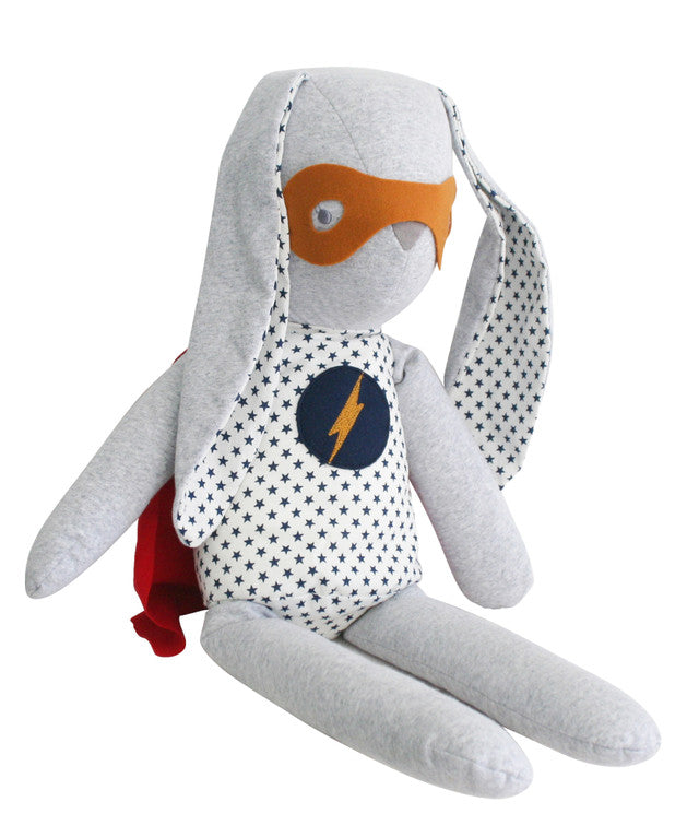 Alimrose Navy Star Hero Cuddle Bunny