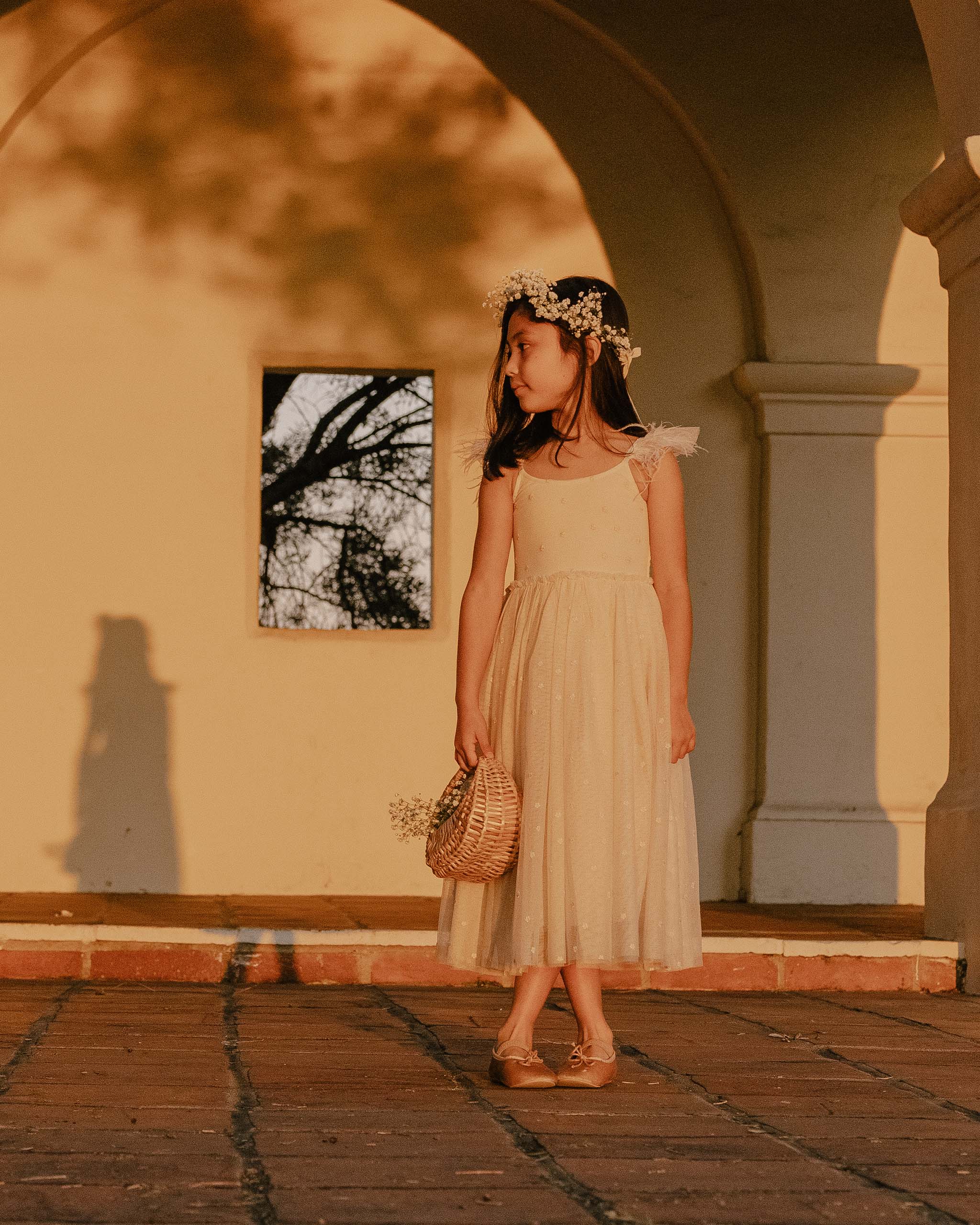 Nora Lee Poppy Dress - Natural