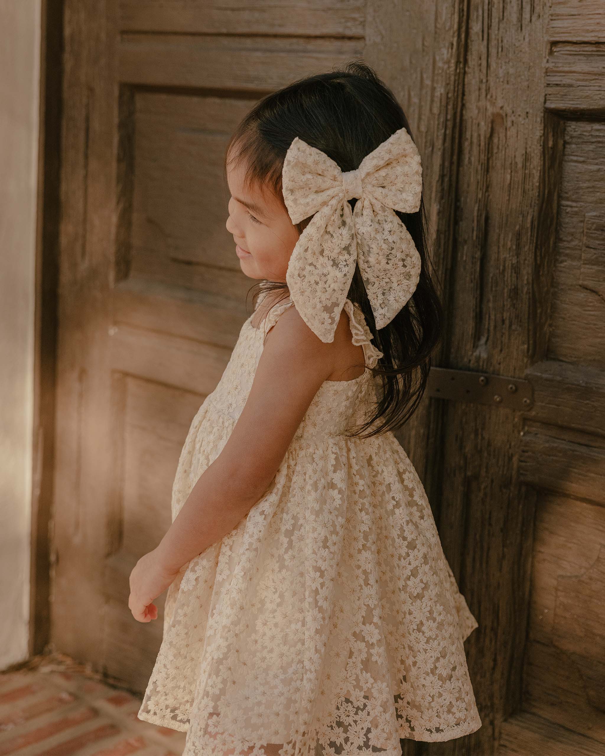 Nora Lee Mara Dress - Ivory Daisy