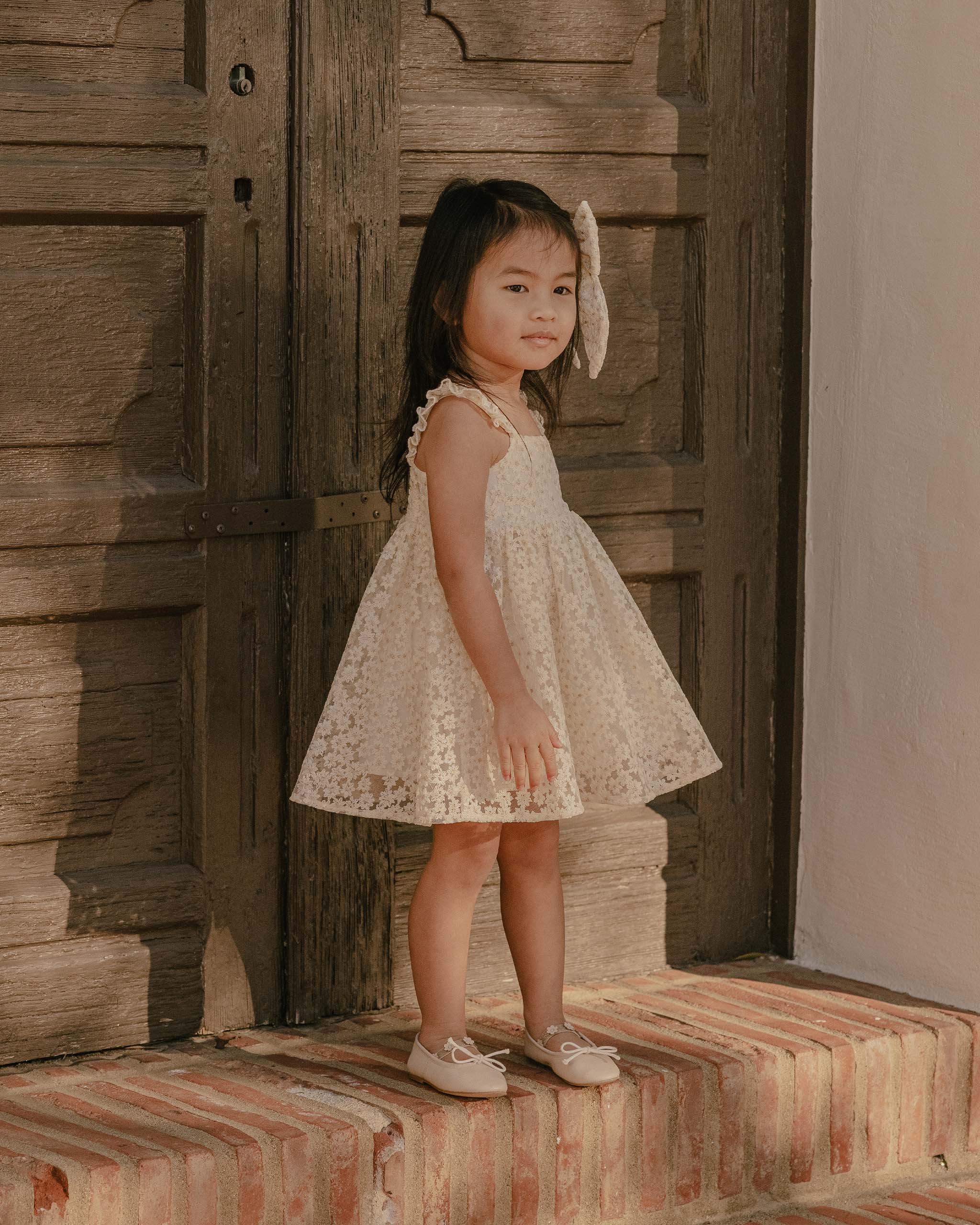 Nora Lee Mara Dress - Ivory Daisy