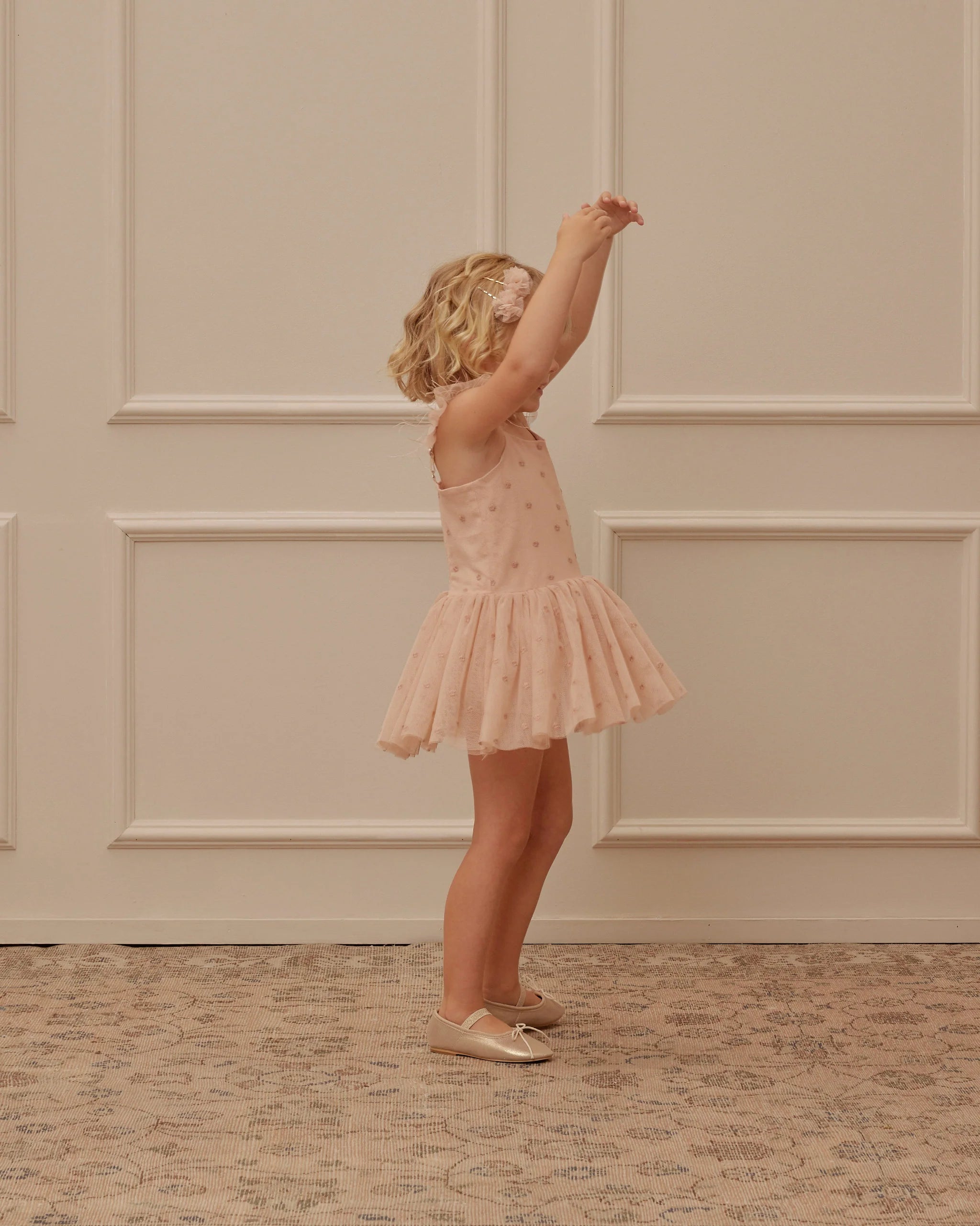 Nora Lee Poppy Tutu Onepiece - Dusty Rose