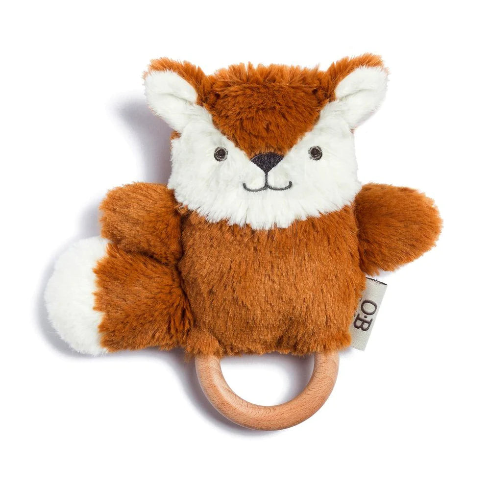 O.B Designs Frankie Fox Soft Toy Rattle