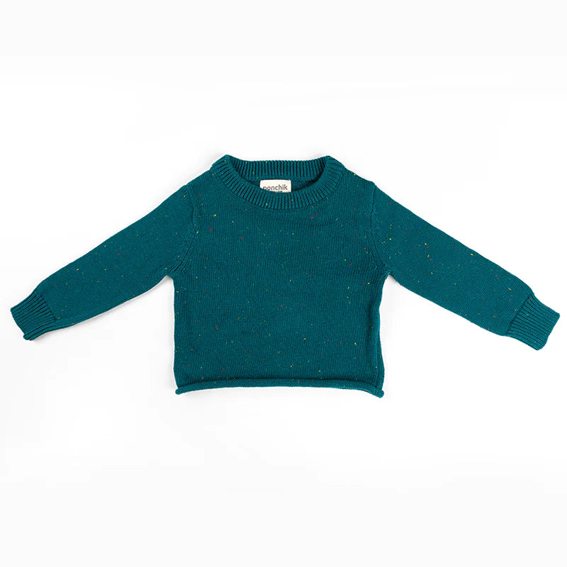 Ponchik Cotton Jumper - Jewel Speckle Knit