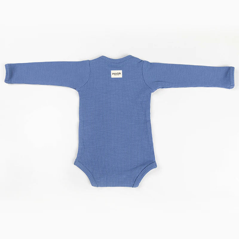 Ponchik Cotton Rib Bodysuit - Ribbon