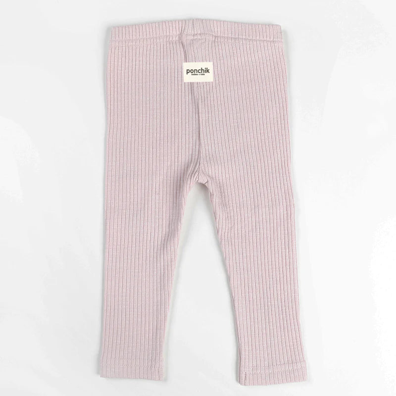 Ponkchik Cotton Rib Leggings - Love