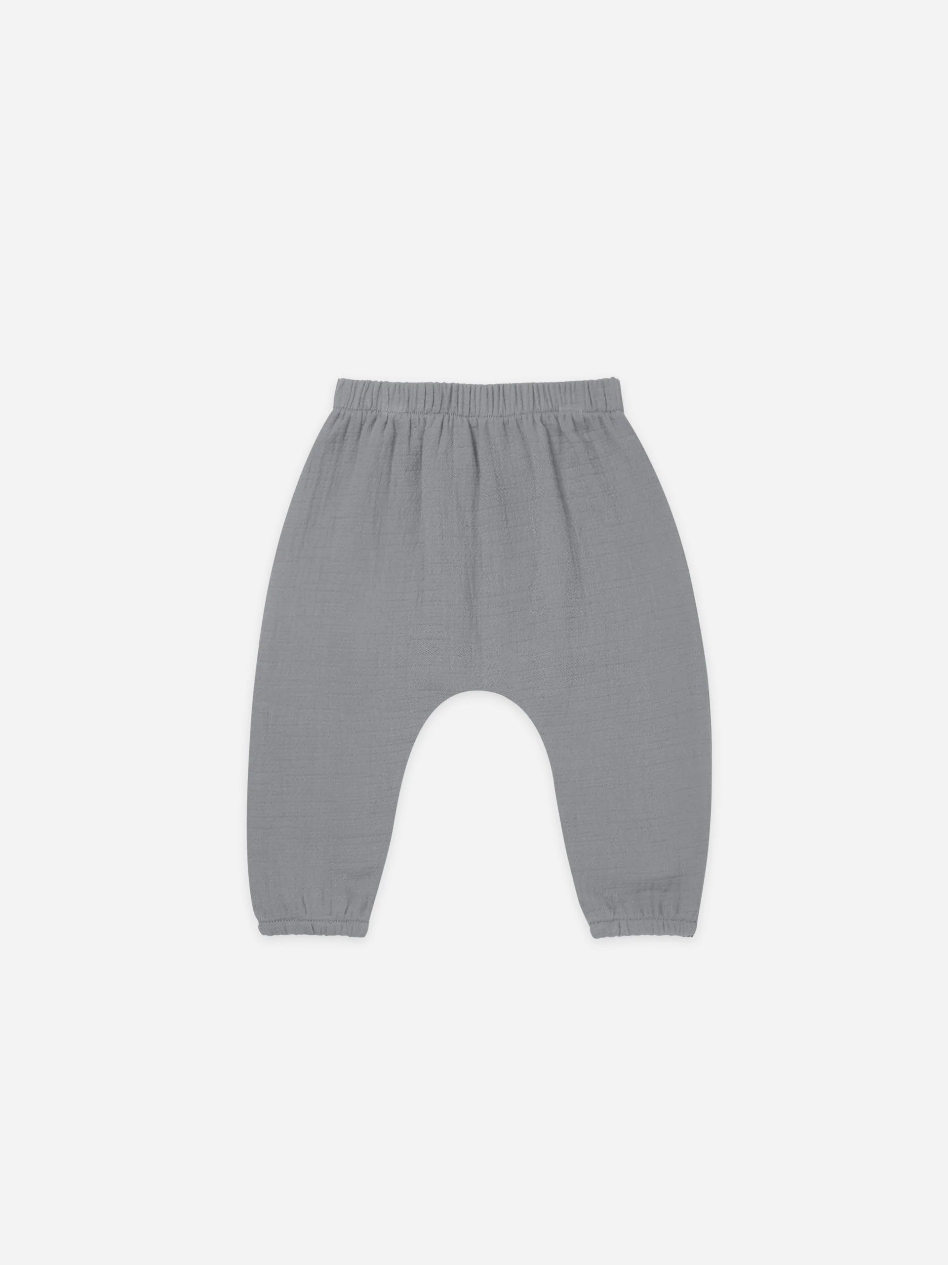 Quincy Mae Woven Pant - Washed Indigo