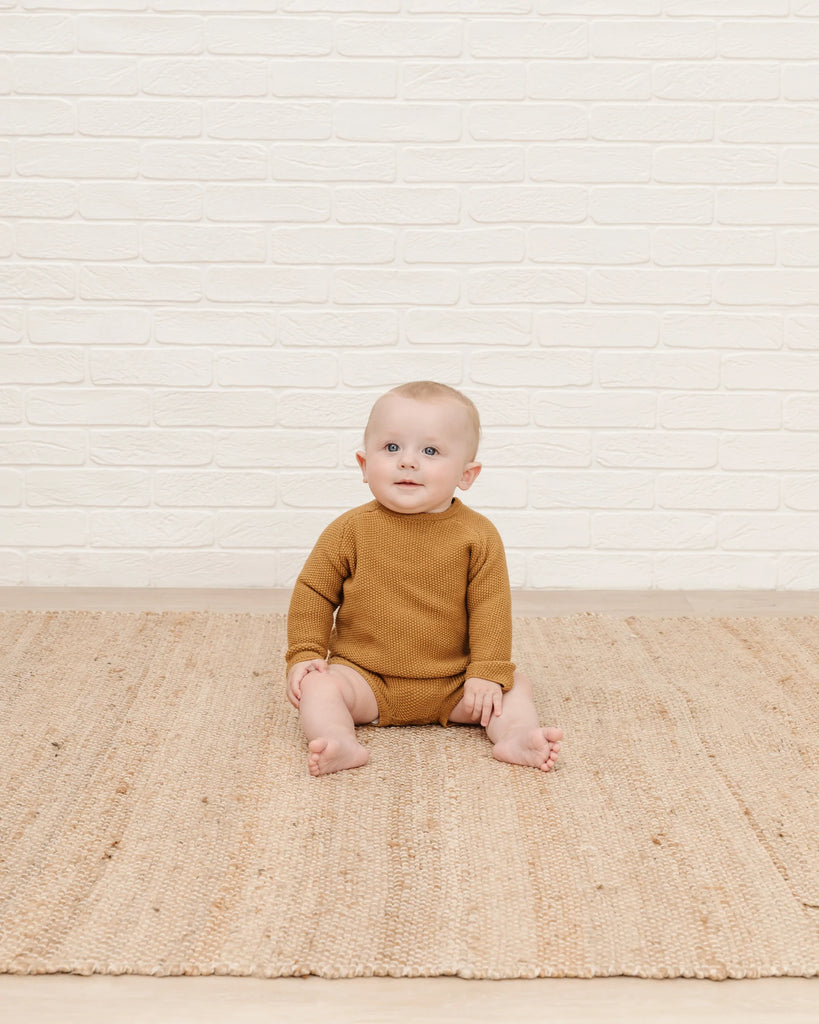 Quincy Mae Summer Knit Set - Ocre