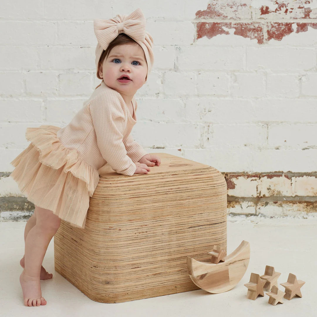 Kapow Kids Bisque Ballet Romper