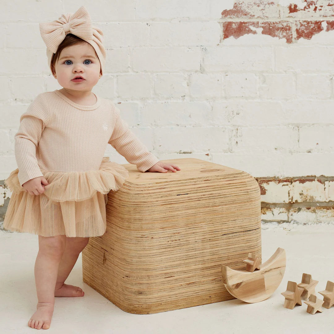 Kapow Kids Bisque Ballet Romper
