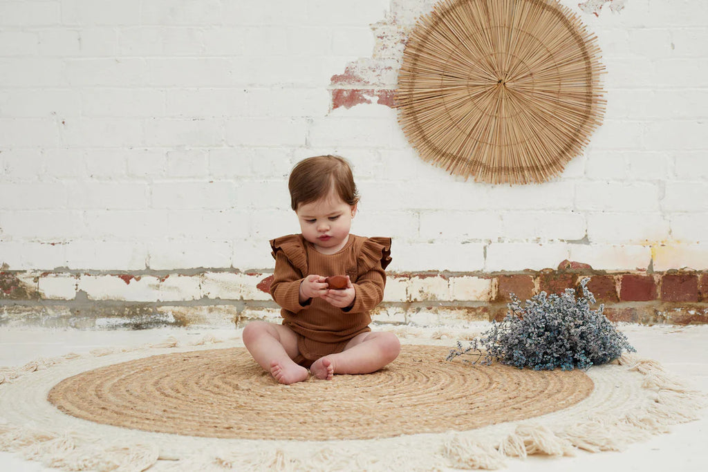 Kapow Kids Hazel Rib Frill Bodysuit